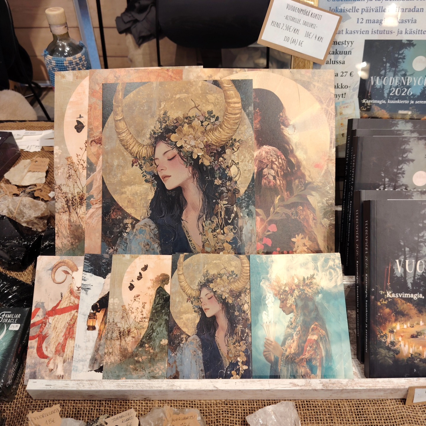 Vuodenpyörä 2026 kortteja 