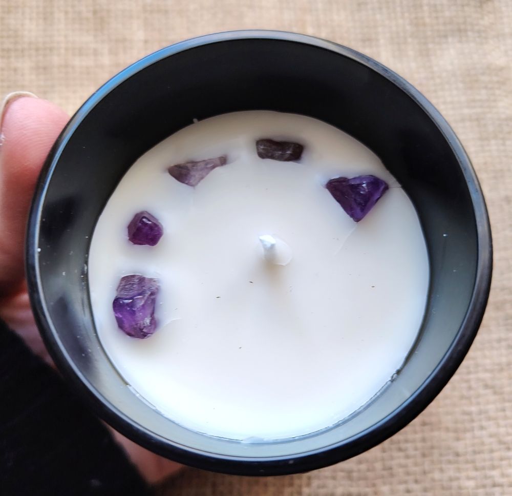 Tuoksukynttilä, Purifying Moon + ametistit